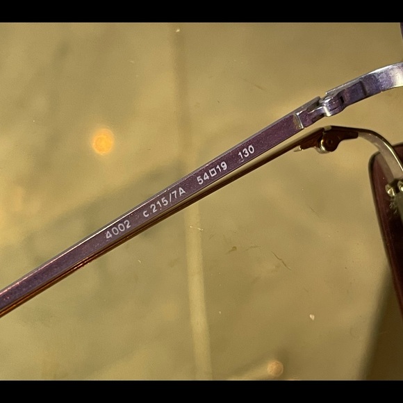 SOLD💜CHANEL Purple Tinted CC Rimless Sunglasses 4002 - Picture 9 of 12